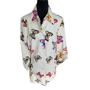 NWT Vintage Karen Kane‎ Butterfly Overcoat - L 🦋